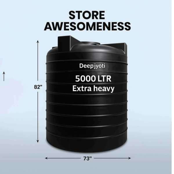 Deep Jyoti 5000L Water Tank – Ultimate High-Capacity Water Storage